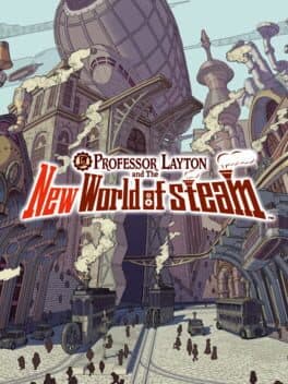 Capa de Professor Layton and the New World of Steam